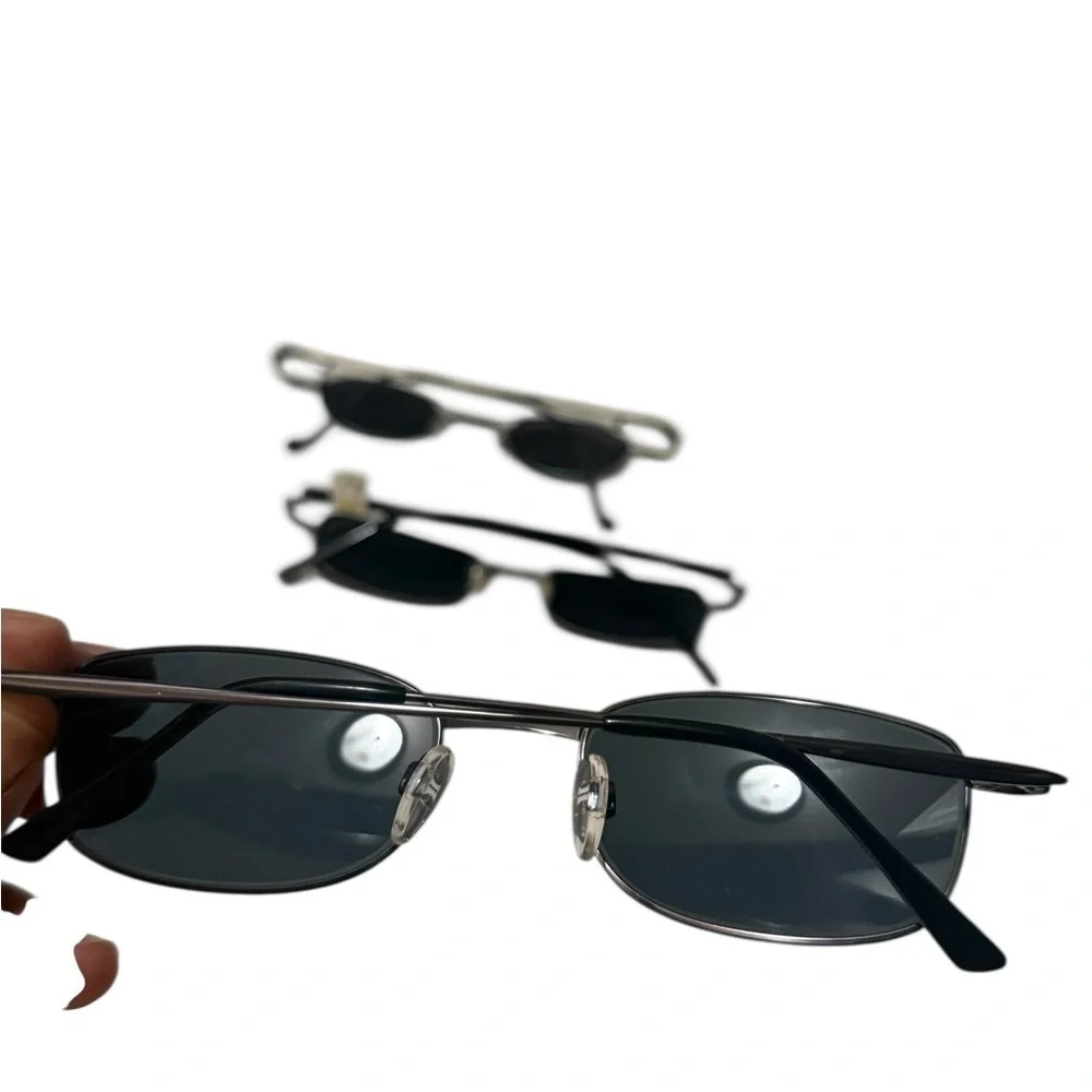 4 Vintage ESCHENBACH Dark Fuchsia UNIQUE RARE SUNGLASS